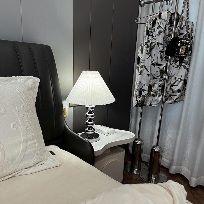 Aleisha Pleated Table Lamp-DWHOME