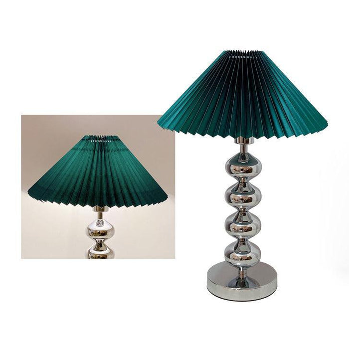 Aleisha Pleated Table Lamp-DWHOME