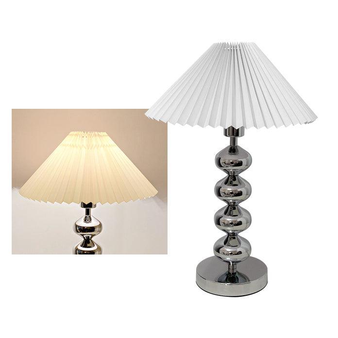 Aleisha Pleated Table Lamp-DWHOME