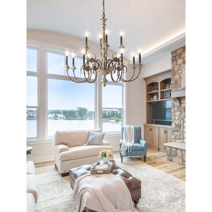 Alessandro Candle Chandelier-DWHOME