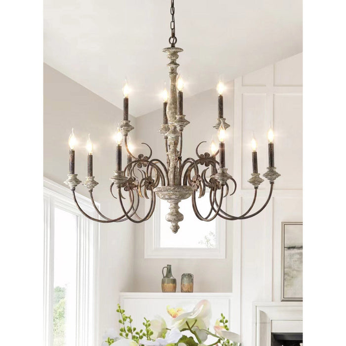 Alessandro Candle Chandelier-DWHOME