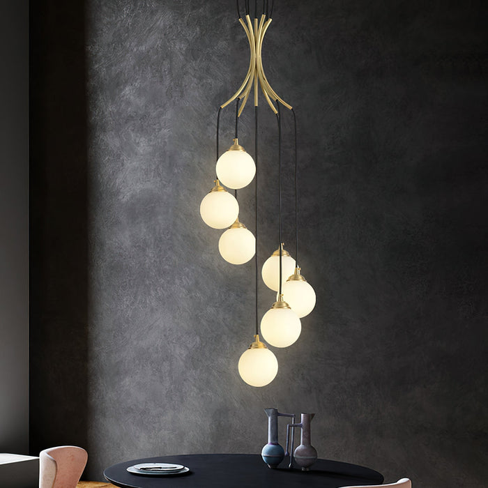 Alliyana Ball Drop Chandelier-DWHOME