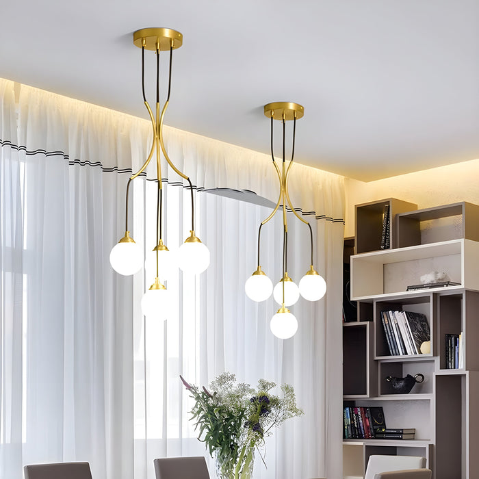 Alliyana Ball Drop Chandelier-DWHOME