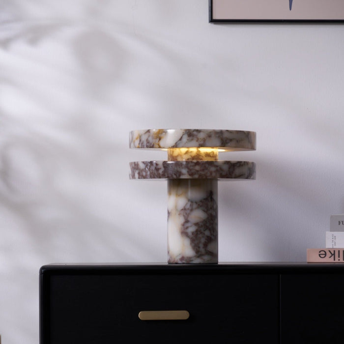 Halo Marble Table Lamp-DWHOME