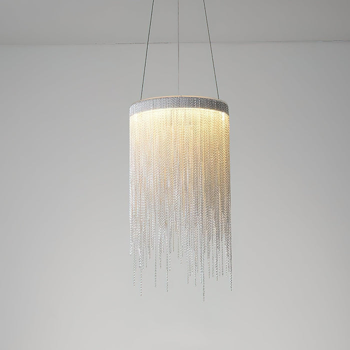 Aluminum Chain Tassel Pendant Light-DWHOME