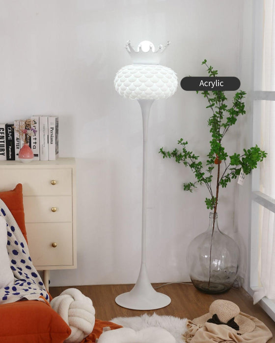 Aluvia Crown Floor Lamp-DWHOME