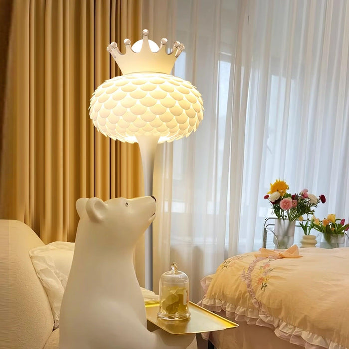 Aluvia Crown Floor Lamp-DWHOME