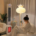 Aluvia Crown Floor Lamp-DWHOME