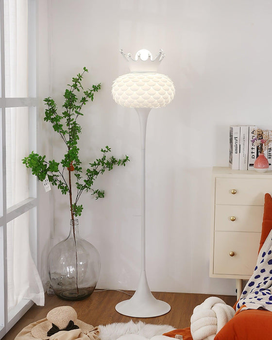Aluvia Crown Floor Lamp-DWHOME