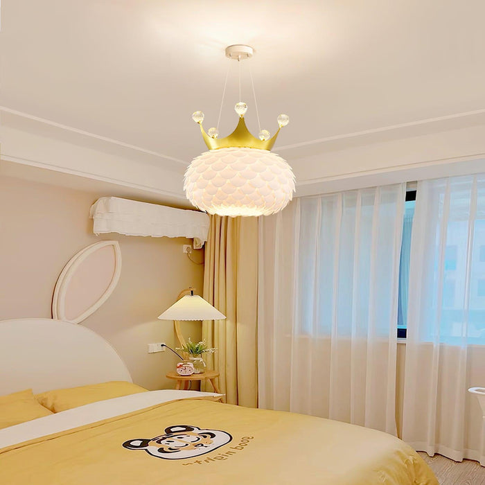 Aluvia Crown Pendant Lamp-DWHOME