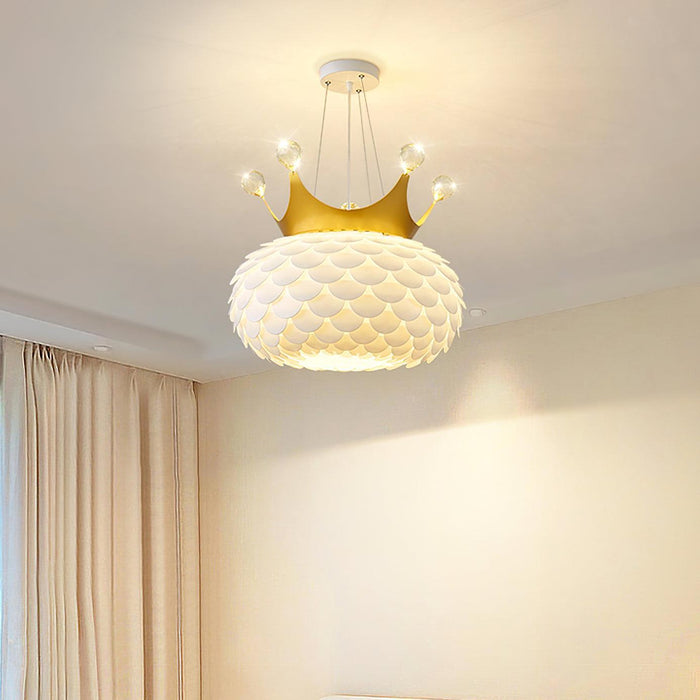 Aluvia Crown Pendant Lamp-DWHOME