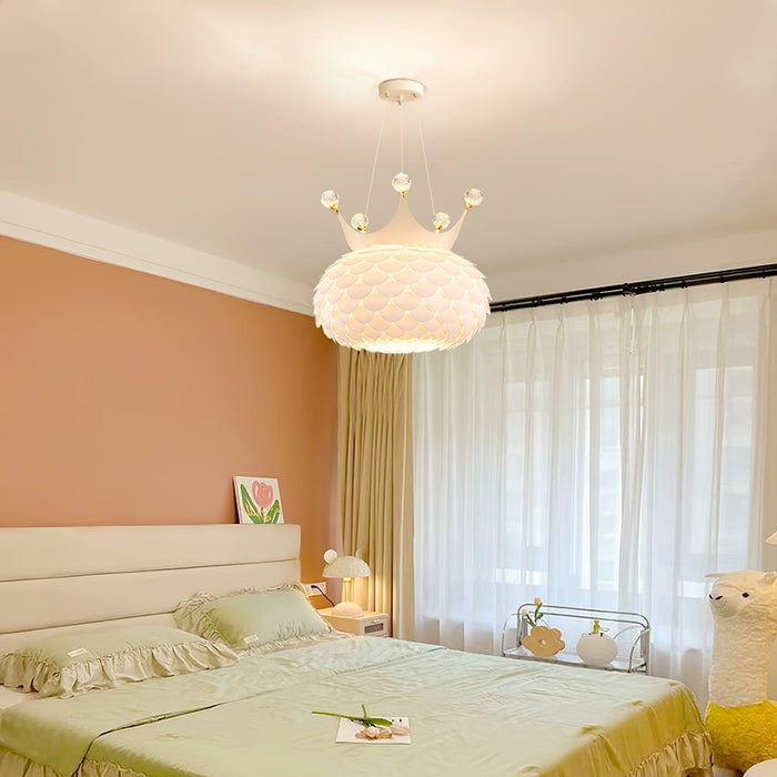 Aluvia Crown Pendant Lamp-DWHOME