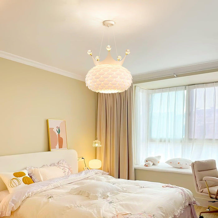 Aluvia Crown Pendant Lamp-DWHOME