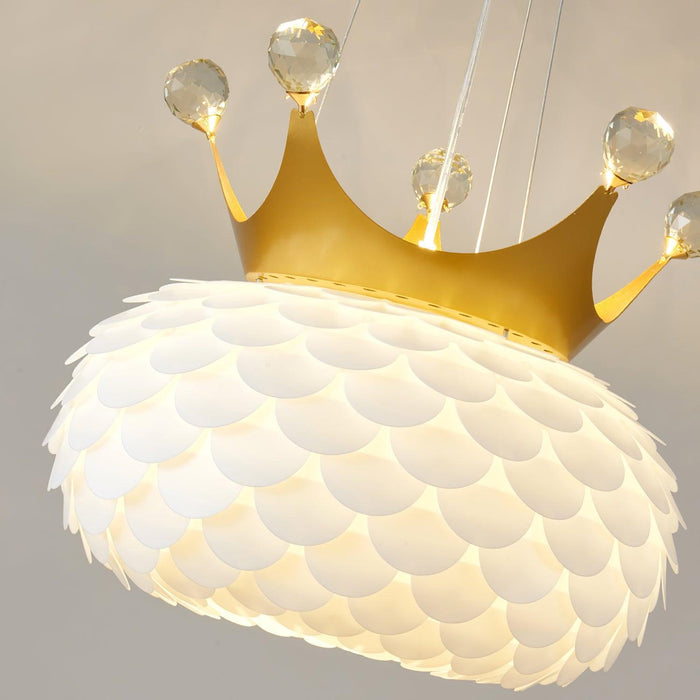 Aluvia Crown Pendant Lamp-DWHOME