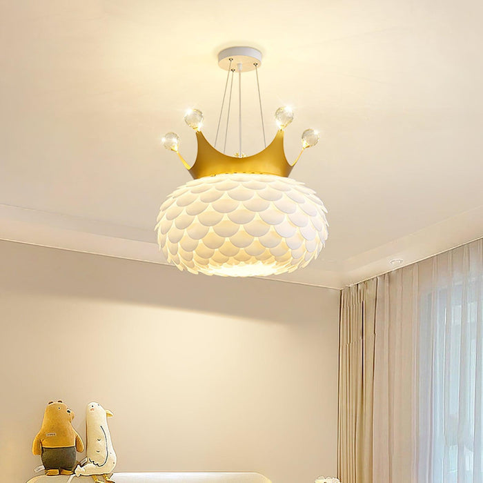 Aluvia Crown Pendant Lamp-DWHOME