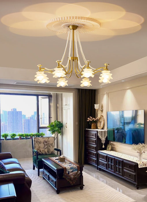 Amaris Rose Chandelier-DWHOME