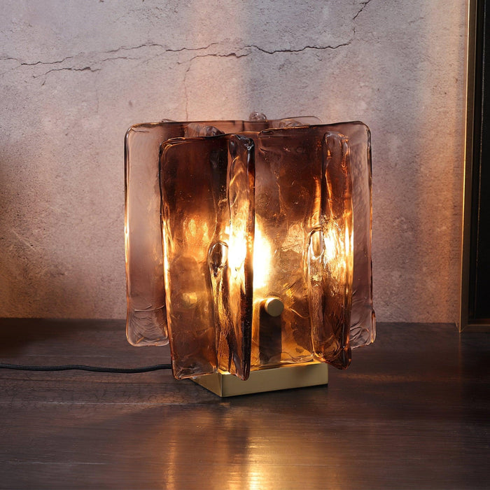 Amber Building Block Table Lamp - DWHOME