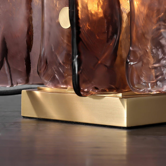 Amber Building Block Table Lamp - DWHOME