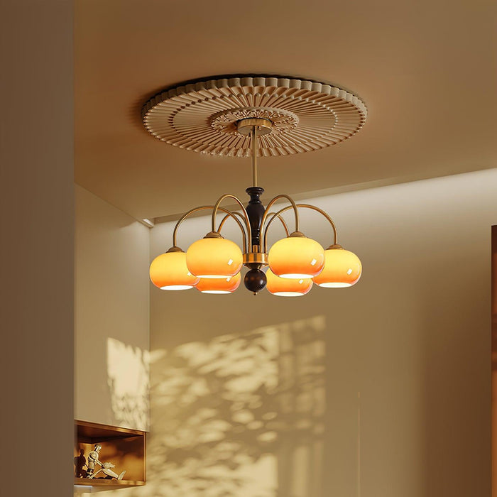 Amberly Arch Chandelier-DWHOME