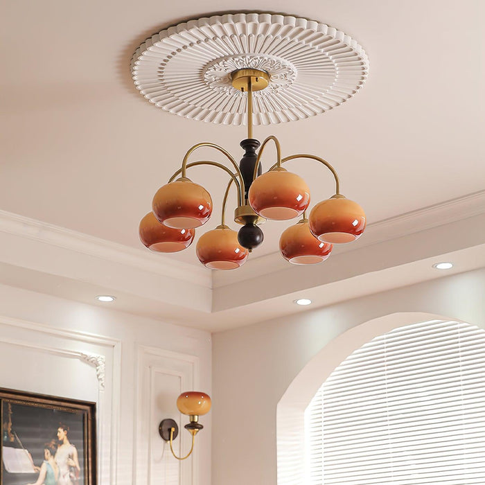 Amberly Arch Chandelier-DWHOME