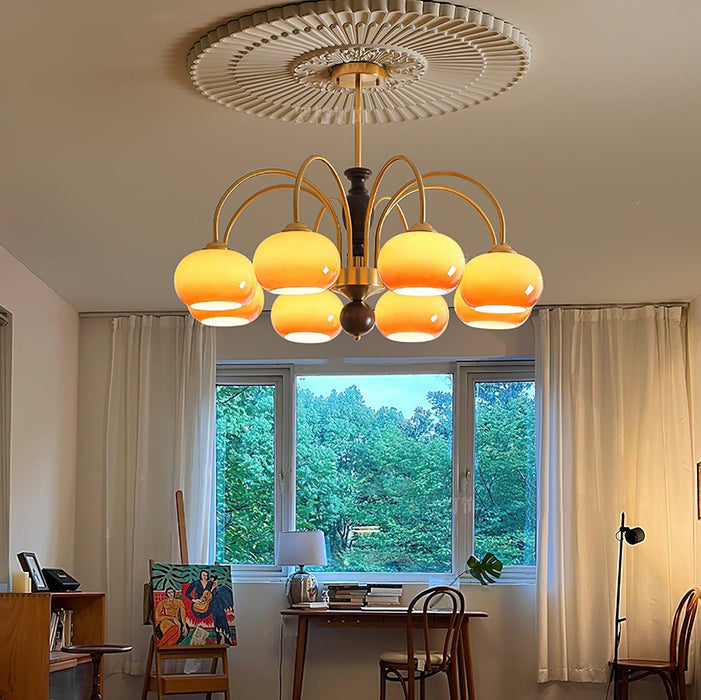 Amberly Arch Chandelier-DWHOME