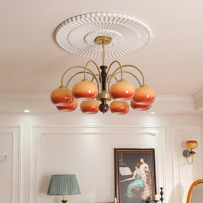 Amberly Arch Chandelier-DWHOME