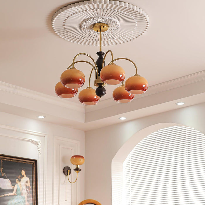Amberly Arch Chandelier-DWHOME