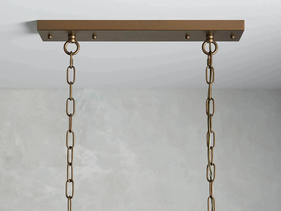 Anabella Rectangular Chandelier-DWHOME