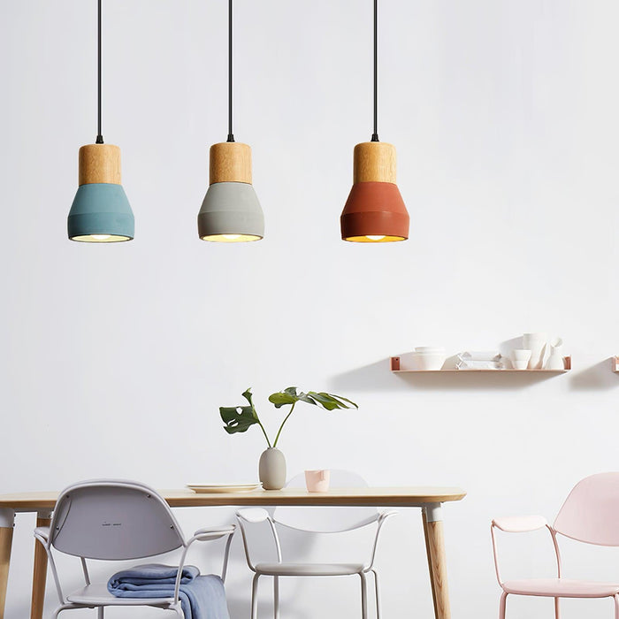 Andenon Cement Pendant Light-DWHOME