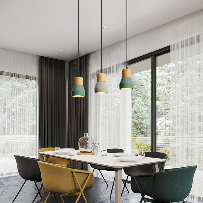 Andenon Cement Pendant Light-DWHOME