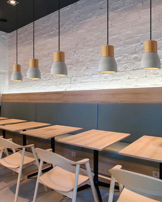 Andenon Cement Pendant Light-DWHOME