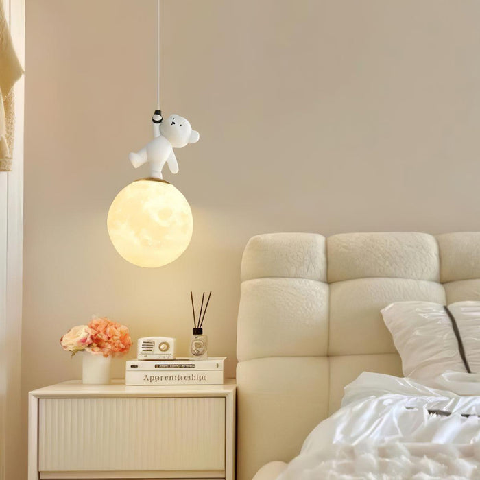 Animal And Moon Pendant Light-DWHOME