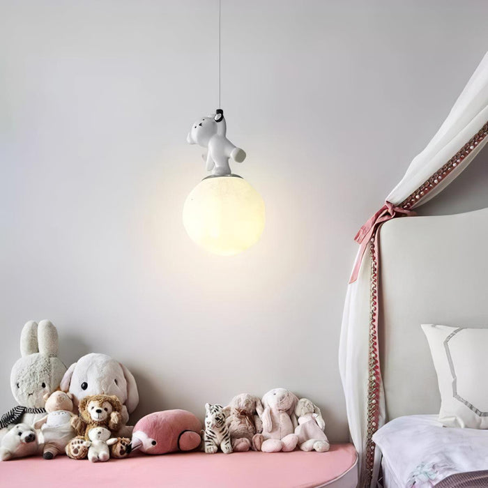 Animal And Moon Pendant Light-DWHOME