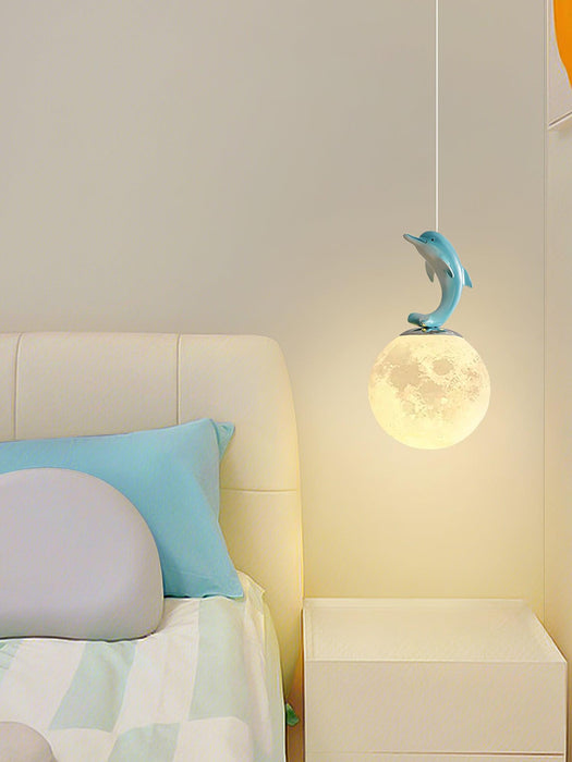 Animal And Moon Pendant Light-DWHOME