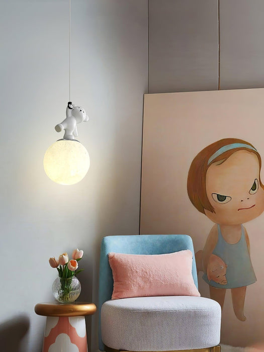 Animal And Moon Pendant Light-DWHOME