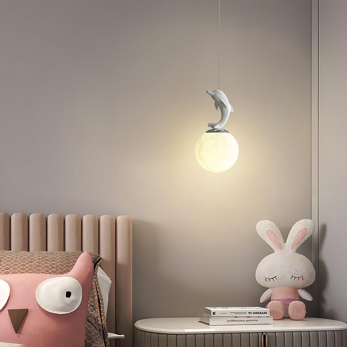Animal And Moon Pendant Light-DWHOME