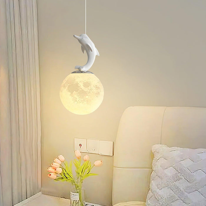 Animal And Moon Pendant Light-DWHOME
