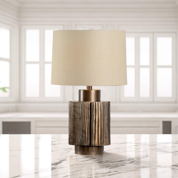 Antique Groove Table Lamp - DWHOME