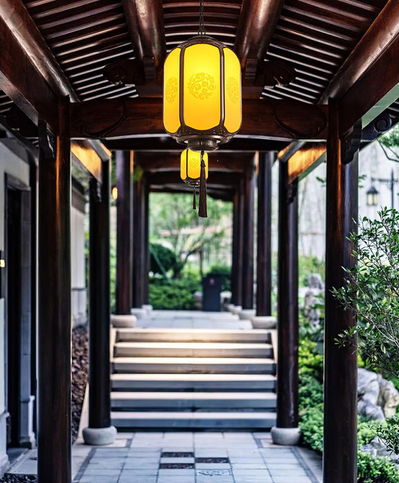 Antique Lantern Outdoor Pendant Light - DWHOME