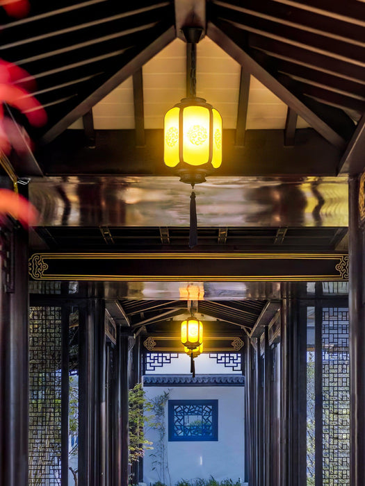 Antique Lantern Outdoor Pendant Light - DWHOME