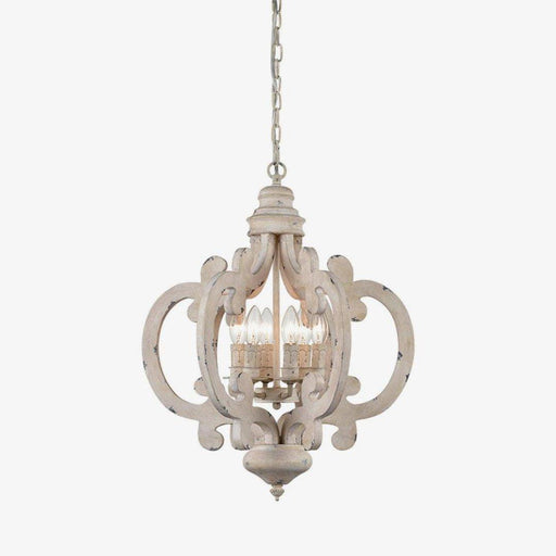 Antique White Style Chandelier-DWHOME