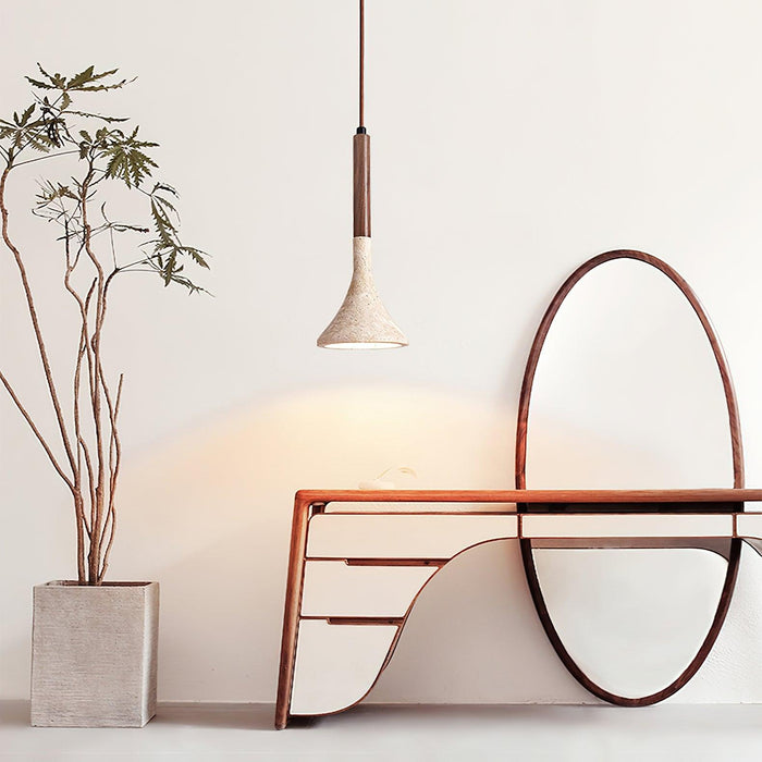 Aplomb Travertine Pendant Lamp - DWHOME
