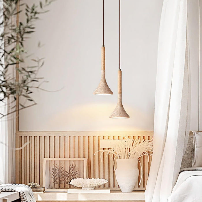 Aplomb Travertine Pendant Lamp - DWHOME