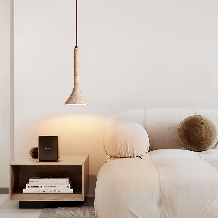 Aplomb Travertine Pendant Lamp - DWHOME