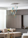 Aqua Ripple Glass Art Customize Chandelier - Vakkerlight