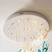 Aqua Ripple Glass Art Customize Chandelier - Vakkerlight