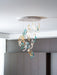 Aqua Ripple Glass Art Customize Chandelier - Vakkerlight