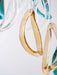 Aqua Ripple Glass Art Customize Chandelier - Vakkerlight