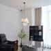 Aqua Blue Glass Murano Chandelier-DWHOME