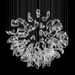 Aqua Ripple Glass Art Customize Chandelier